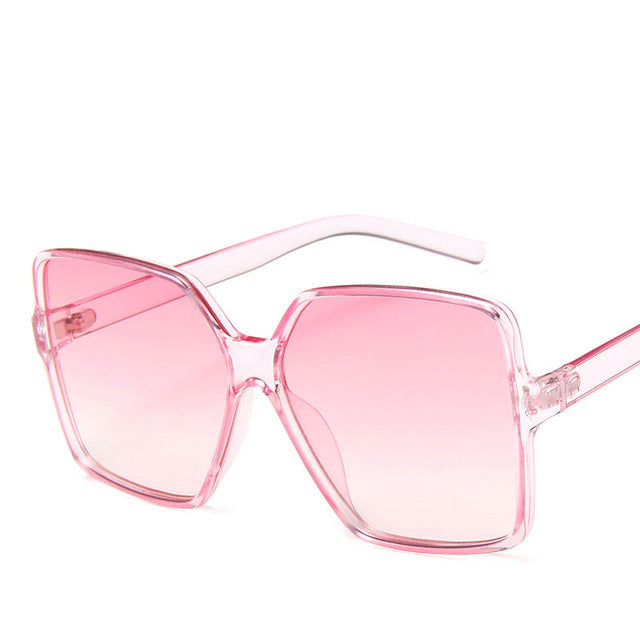 Vintage Big Frame Sunglasses – UV400 Fashion Shades