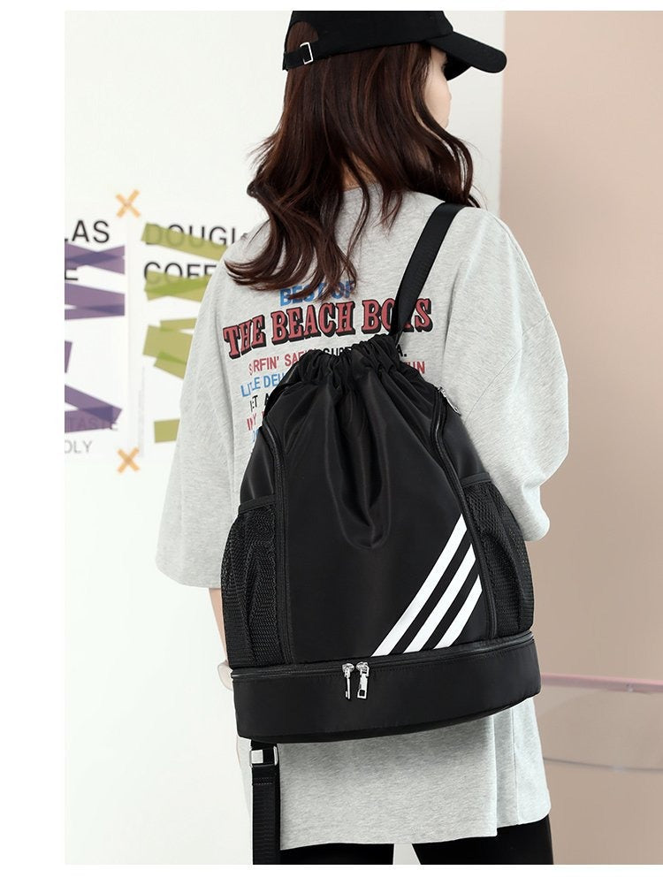 Sports Basketball Travel Backpack with Outdoor Fitness Hiking Climbing Storage Design