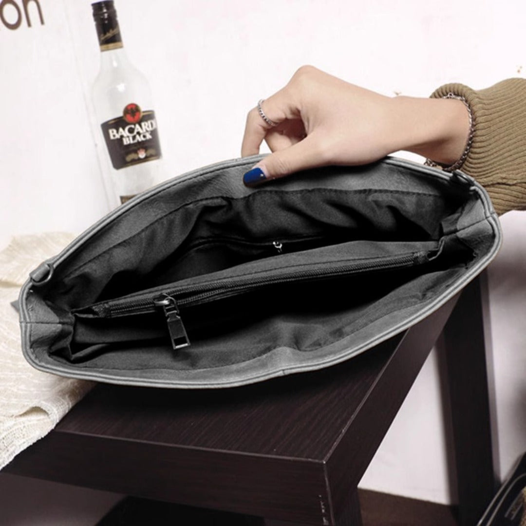 Large capacity clutch purse evening  envelope bag