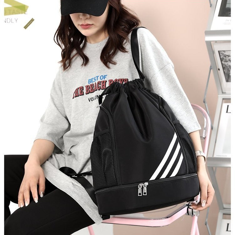 Sports Basketball Travel Backpack with Outdoor Fitness Hiking Climbing Storage Design