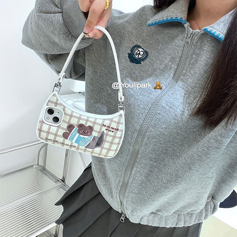 Autumn Winter Fashion Handbag Compatible with iPhone 11 12 14ProMax Cases