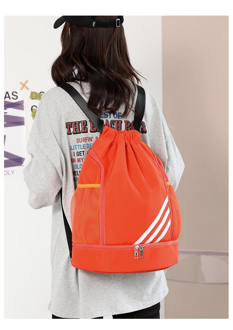 Sports Basketball Travel Backpack with Outdoor Fitness Hiking Climbing Storage Design