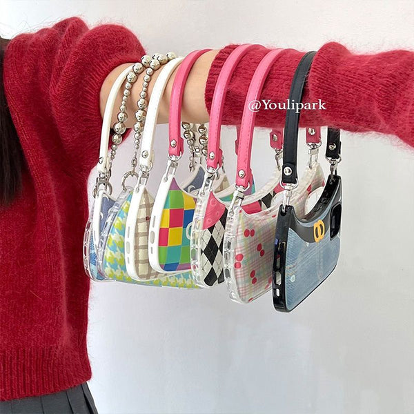Autumn Winter Fashion Handbag Compatible with iPhone 11 12 14ProMax Cases