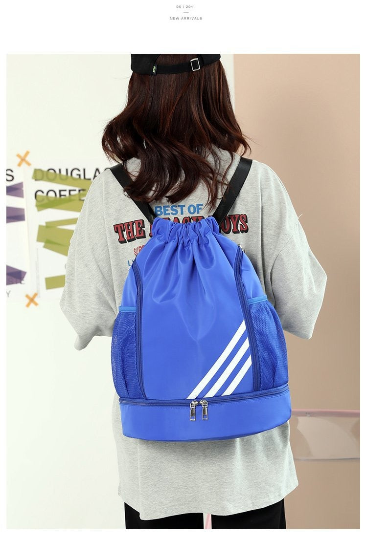 Sports Basketball Travel Backpack with Outdoor Fitness Hiking Climbing Storage Design