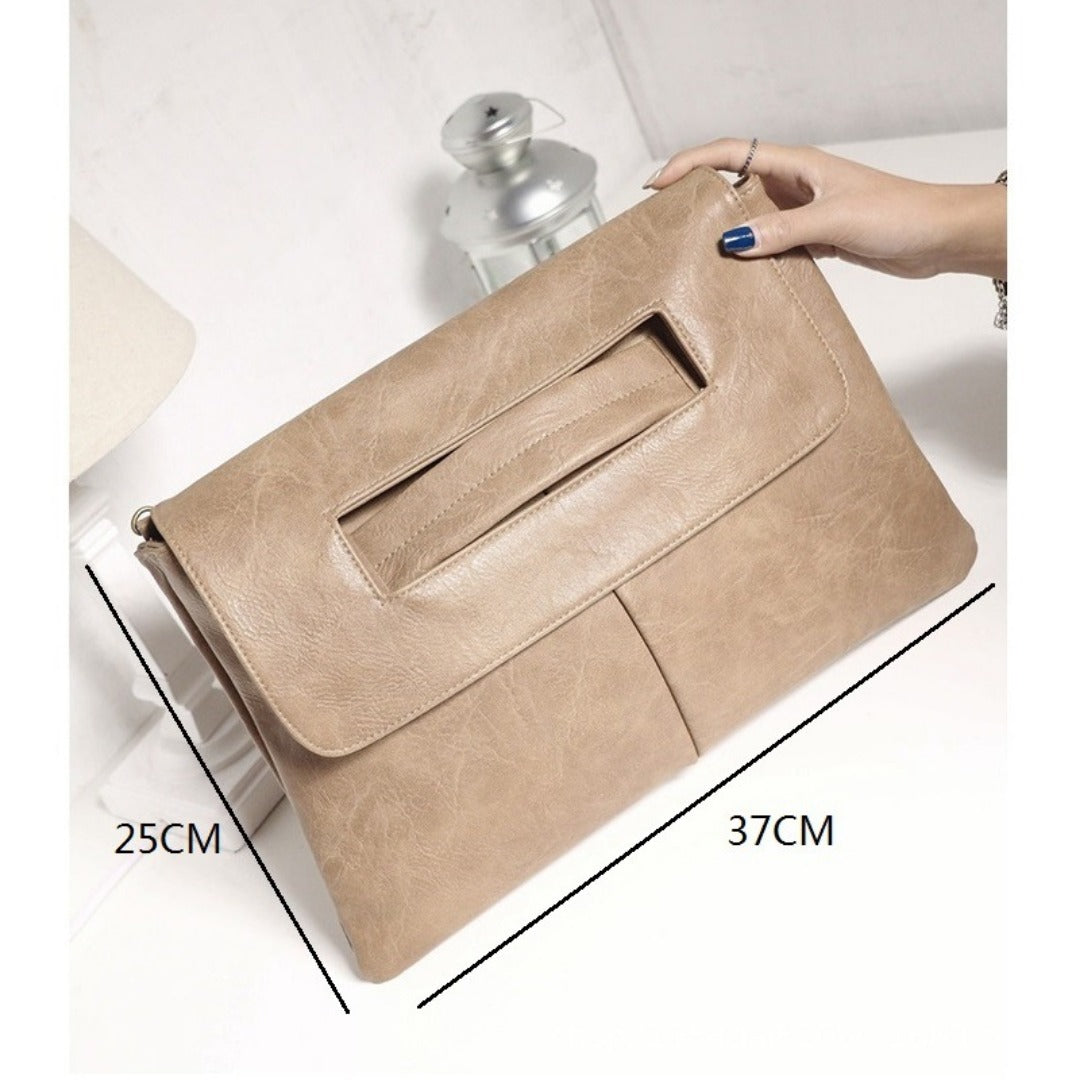 Large capacity clutch purse evening  envelope bag