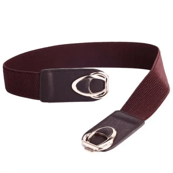Luxury Elastic PU Leather Wide Belt Stretchy Plus Size Women Waistband