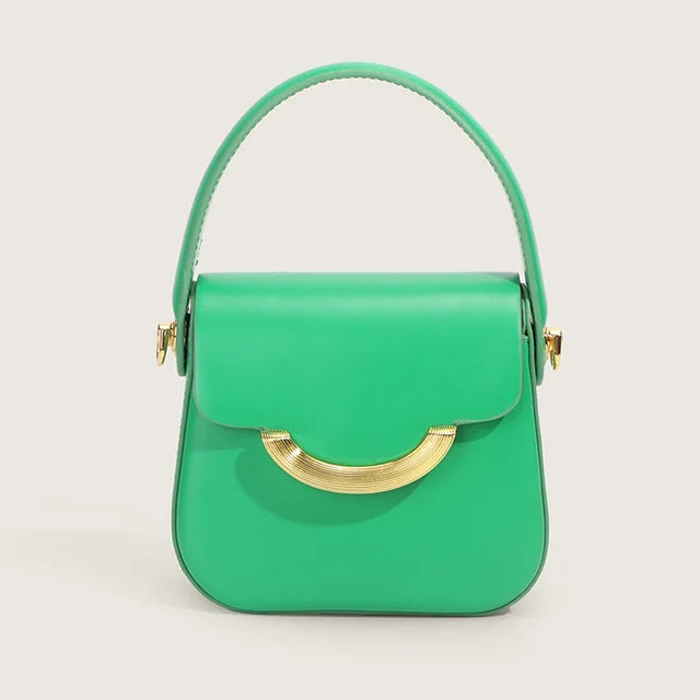 Women’s Mini Chain Crossbody Square Handbag Solid Color Fashion Shoulder Bag