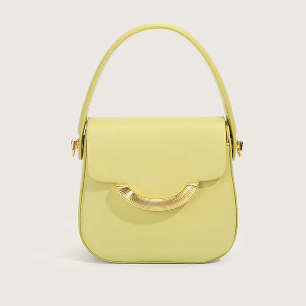 Women’s Mini Chain Crossbody Square Handbag Solid Color Fashion Shoulder Bag