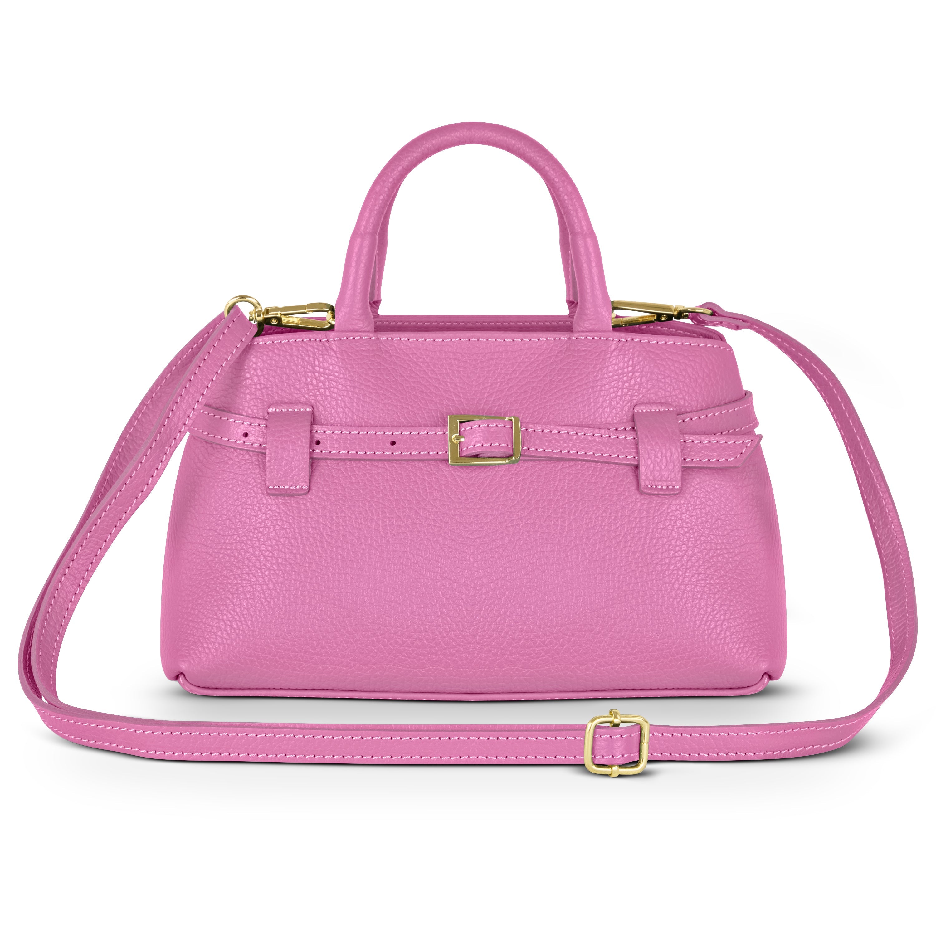 Italian Full-Grain Leather Top-Handle Bag | Cervia