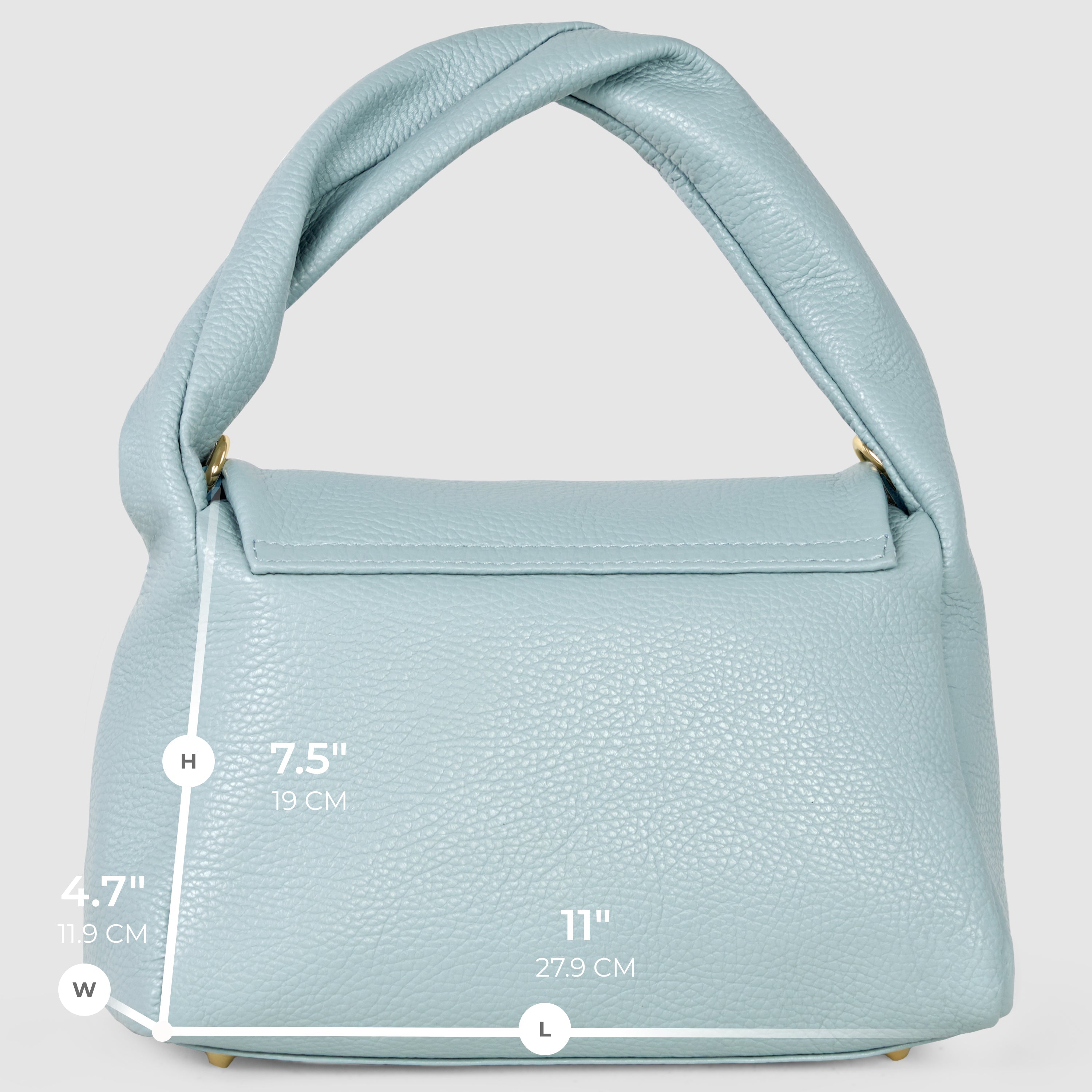 Italian Full-Grain Leather Top-Handle Bag | Perugia