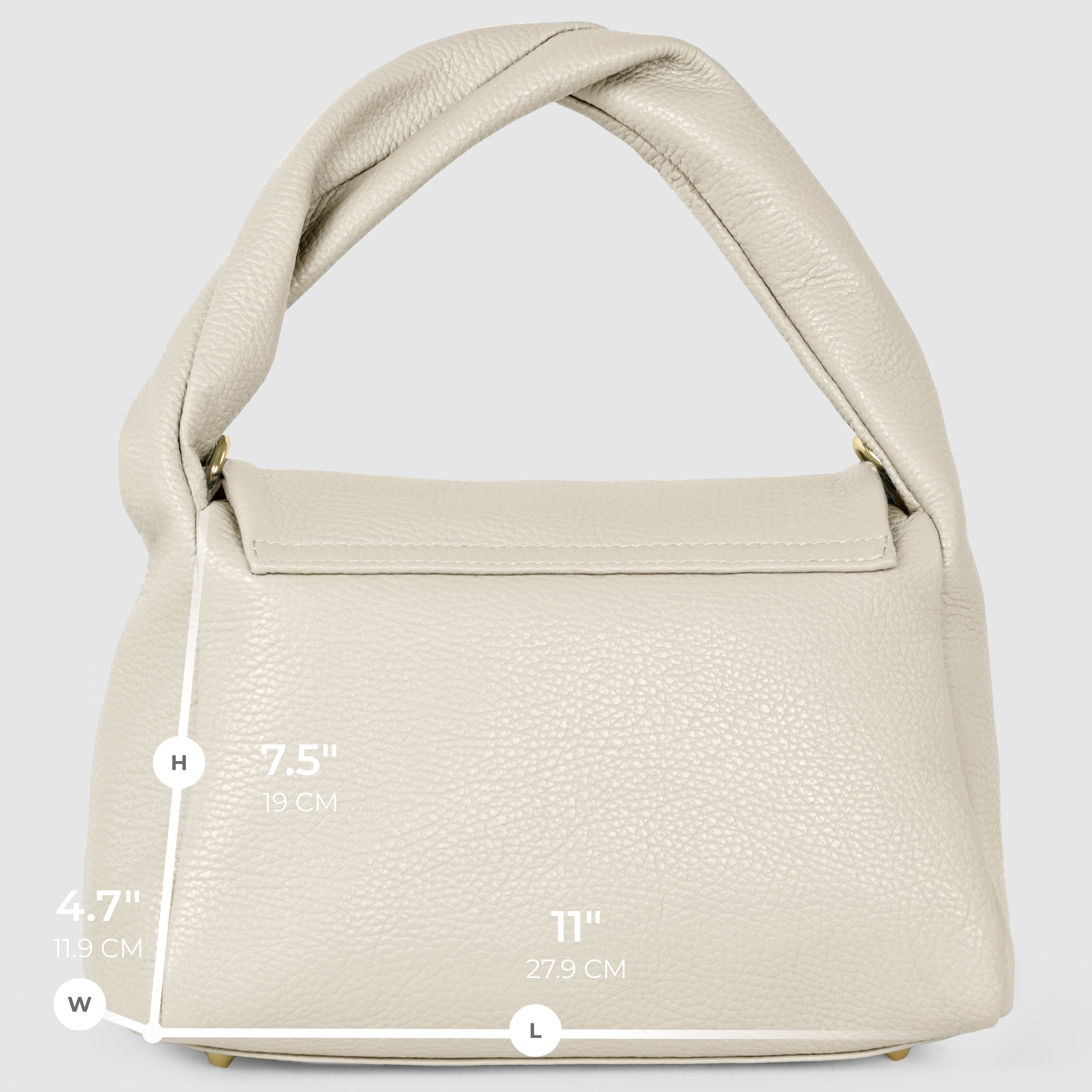 Italian Full-Grain Leather Top-Handle Bag | Perugia