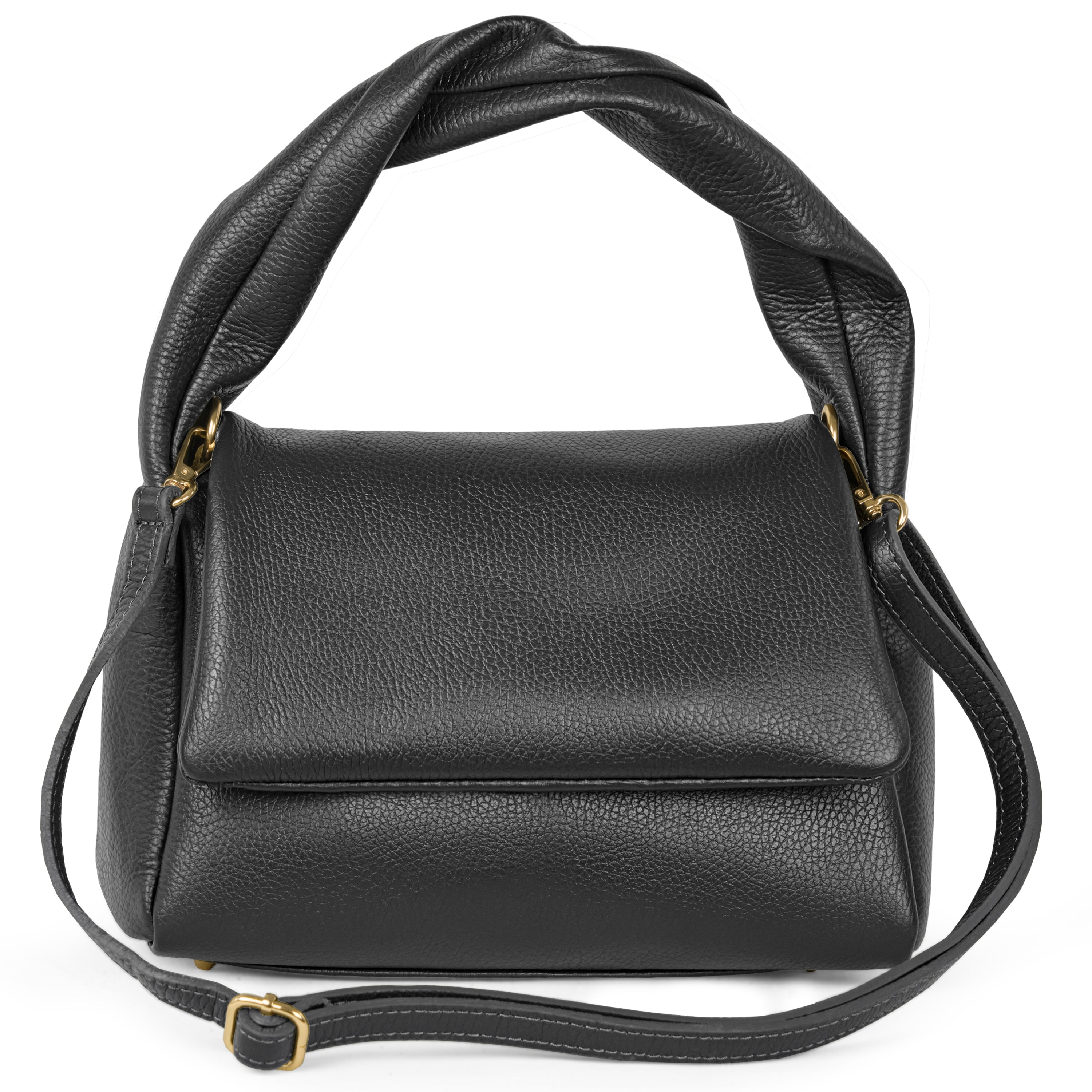 Italian Full-Grain Leather Top-Handle Bag | Perugia