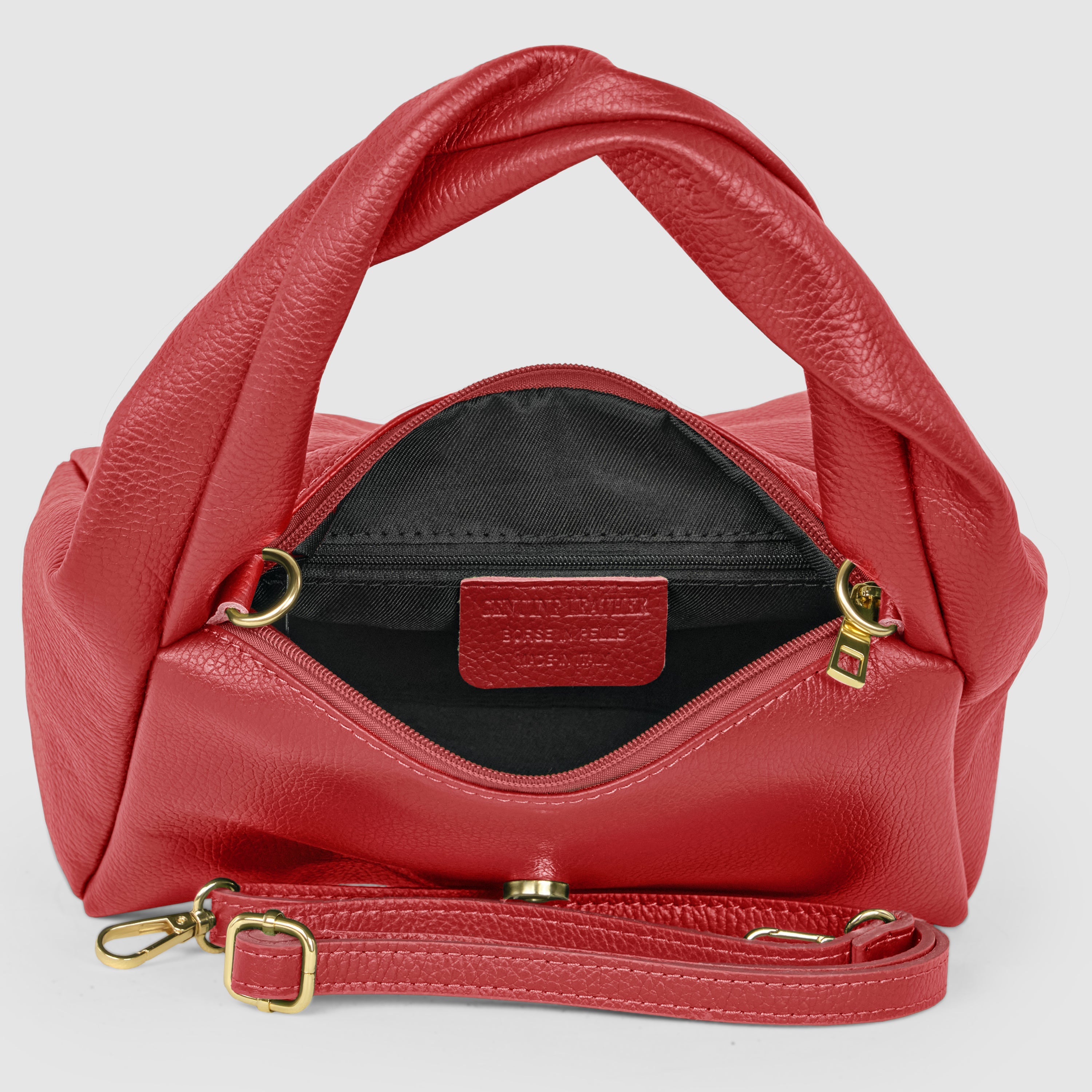 Italian Full-Grain Leather Top-Handle Bag | Perugia