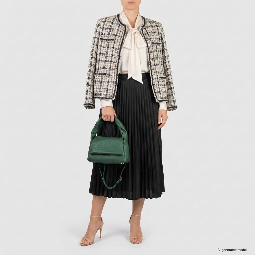 Italian Full-Grain Leather Top-Handle Bag | Perugia