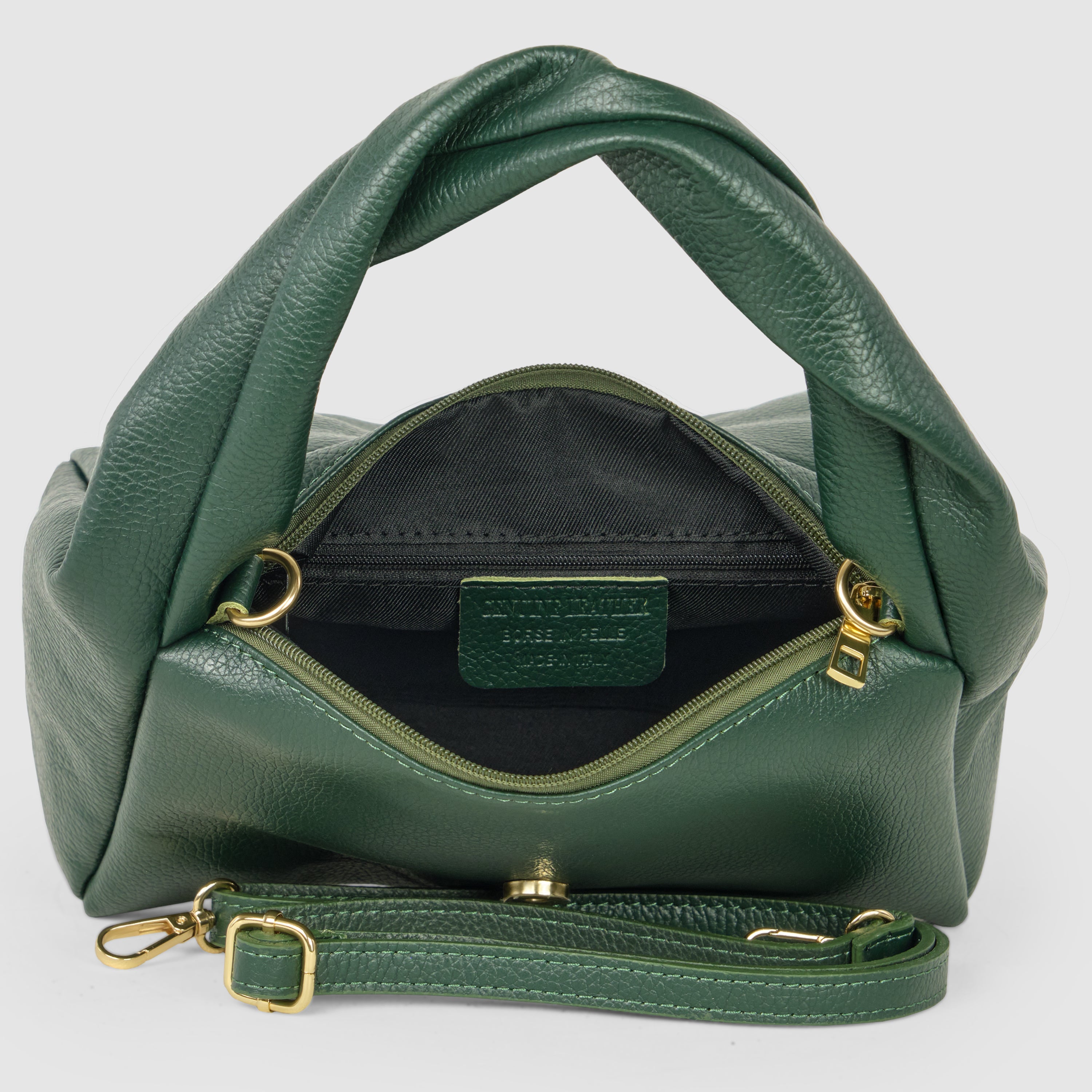 Italian Full-Grain Leather Top-Handle Bag | Perugia